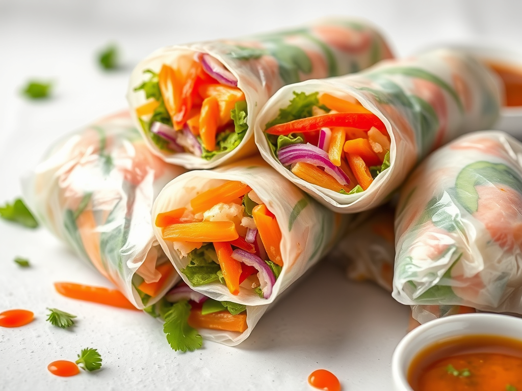 Make Rice Paper Rolls in just 15&nbsp;mins